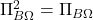 \Pi_{B\Omega}^2 = \Pi_{B\Omega}